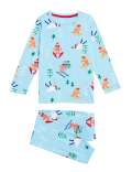 Pure Cotton Gingerbread Men Pyjamas (12 Mths - 7 Yrs)