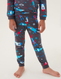 Cotton Rich Space Pyjamas (1-7 Yrs)