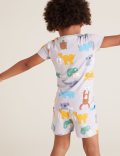 Cotton Animal Print Short Pyjama Set
