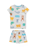 Cotton Animal Print Short Pyjama Set