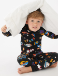 Cotton Rich Space Pyjamas (1-7 Yrs)