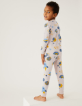Cotton Rich Space Print Pyjamas (1-7 Yrs)