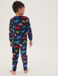 Velour Dinosaur Pyjamas (1-7 Yrs)
