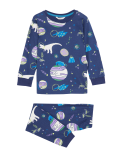Pure Cotton Glow in the Dark Dinosaur Pyjamas (1-8 Yrs)