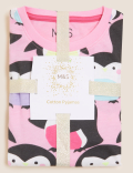 Pure Cotton Penguin Pyjamas (1-7 Yrs)