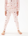 Cotton Rich Ballerina Print Pyjamas (1-7 Yrs)