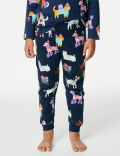 Pure Cotton Christmas Dog Pyjamas (1-8 Yrs)