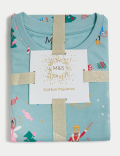 Pure Cotton Nutcracker Christmas Pyjamas (1-8 Yrs)
