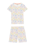 Cotton Rich Floral Short Pyjama Set