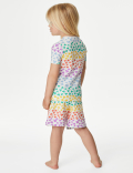 Cotton Rich Rainbow Heart Short Pyjama Set