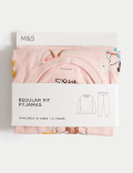 Pure Cotton Fairy Print Pyjamas (1-8 Yrs)