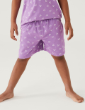 2pk Pure Cotton Printed Short Pyjama Sets