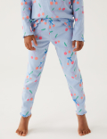 Cotton Rich Cherry Print Pyjamas