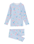 Cotton Rich Cherry Print Pyjamas