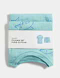 Pure Cotton Animal Pyjama Set (1-8 Yrs)