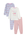 2pk Pure Cotton Ballerina Pyjama Sets (1-8 Yrs)