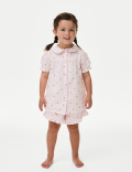 Pure Cotton Strawberry Checked Pyjamas (1-8 Yrs)