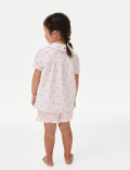Pure Cotton Strawberry Checked Pyjamas (1-8 Yrs)