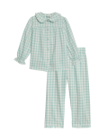 Pure Cotton Checked Pyjamas (1-8 Yrs)