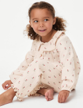 Pure Cotton Ditsy Floral Pyjamas (1-8 Yrs)