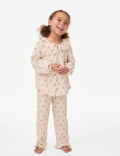 Pure Cotton Ditsy Floral Pyjamas (1-8 Yrs)