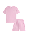 Cotton Blend Waffle Pyjamas (12 Mths-16 Yrs)