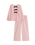 Pure Cotton Spotted Pyjamas (12 Mths - 8 Yrs)