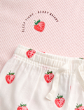 Cotton Rich Strawberry Graphic Pyjamas (1-8 Yrs)