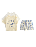 2 Pack Boat Graphic Short Pyjamas (1-8 Yrs)