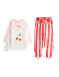 2 Pack Pure Cotton Fruit Graphic Pyjama Sets (1-8 Yrs)