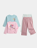 2 Pack Sleepover Club Pyjama Sets (1-8 Yrs)