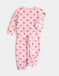 Velour Heart Print Pyjamas (1-8 Yrs)