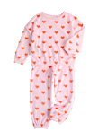 Velour Heart Print Pyjamas (1-8 Yrs)