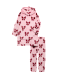 Fleece Bow Pyjamas (12 Mths - 16 Yrs)