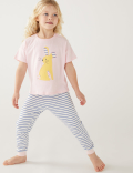 2pk Pure Cotton Bunny Pyjama Sets