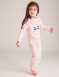 2pk Pure Cotton Panda Pyjama Sets (1-7 Yrs)