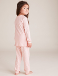 2pk Pure Cotton Panda Pyjama Sets (1-7 Yrs)