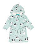 Fleece Panda Print Dressing Gown (1-7 Yrs)