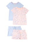 2 Pack Pure Cotton Short Pyjama Set (1-7 Yrs)
