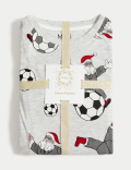 Cotton Rich Christmas Football Pyjamas (1-16 Yrs)