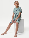 Pure Cotton Football Pyjamas (7-14 Yrs)