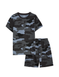 Pure Cotton Camouflage Pyjamas (7-14 Yrs)