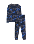 Pure Cotton Camouflage Pyjamas (6-16 Yrs)