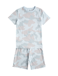 Kids' Camouflage Patterned Short Pyjamas (1-16 Yrs)