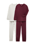 2 Pack Jersey Pyjama Sets (6-16 Yrs)