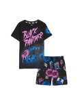 Black Panther™ Short Pyjama Set (6-16 Yrs)
