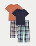 2pk Pure Cotton Pyjama Sets (3-16 Yrs)