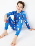 Cotton Rich Lightning Bolt Pyjama Set