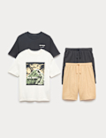 2pk Pure Cotton Pyjamas (6-16 Yrs)
