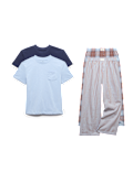 2 Pack Pure Cotton Striped Pyjama Sets (3-16 Yrs)